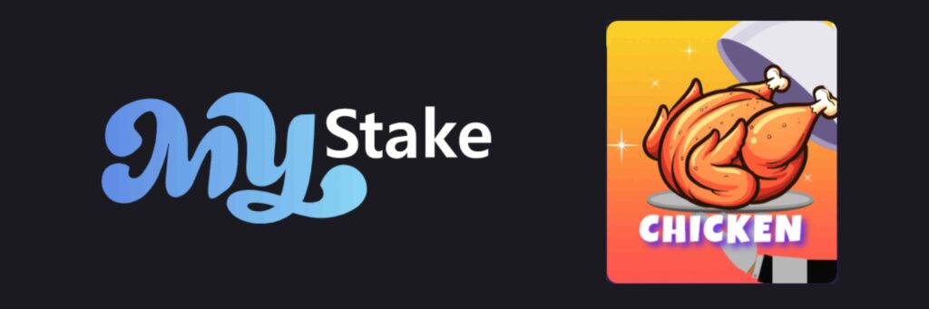 Jeu du Poulet MyStake Casino - Chicken Game Banner et Interface